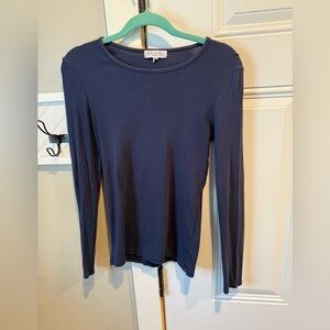 Michael Stars Deep Blue Long Sleeve Top